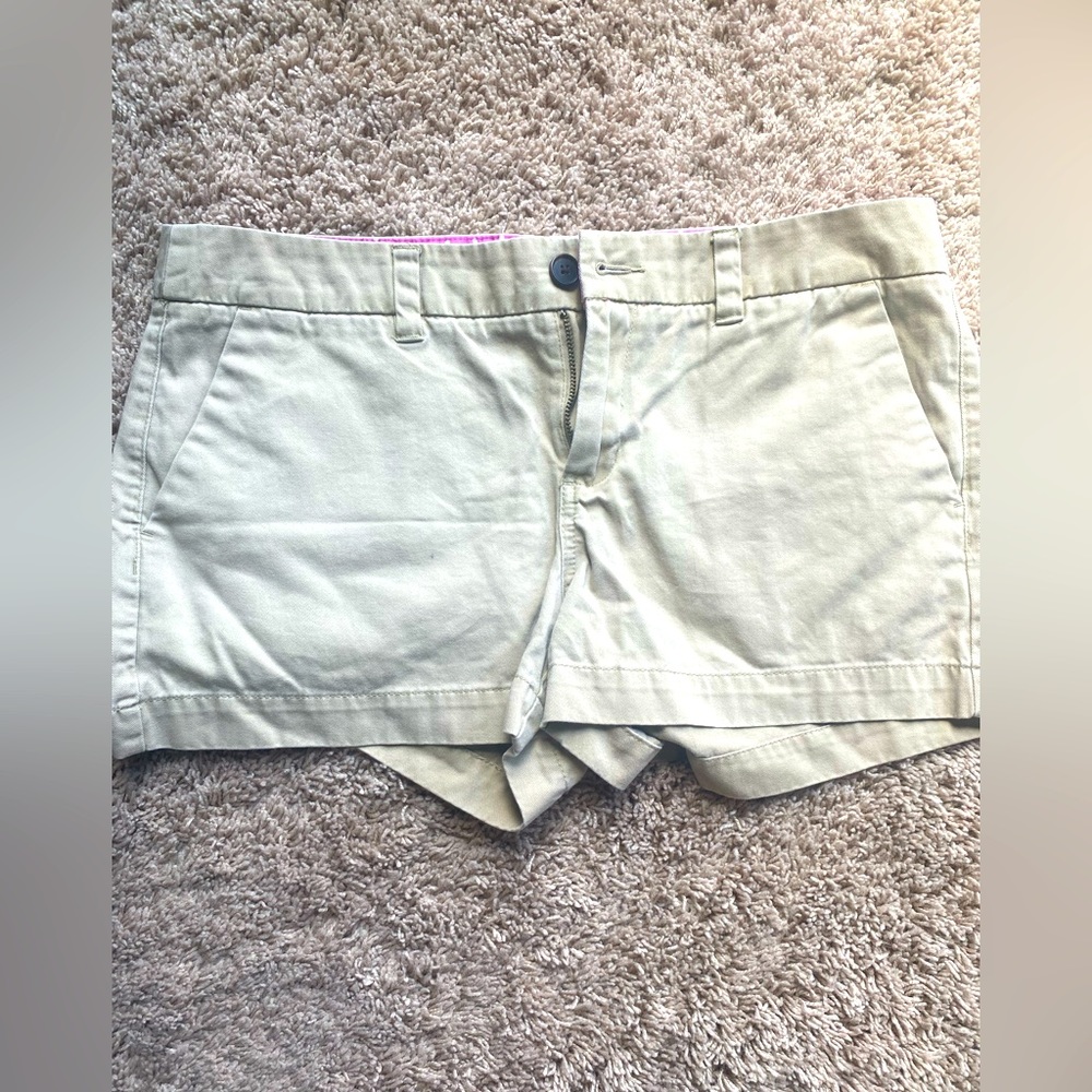 Merona, khaki shorts, size 8